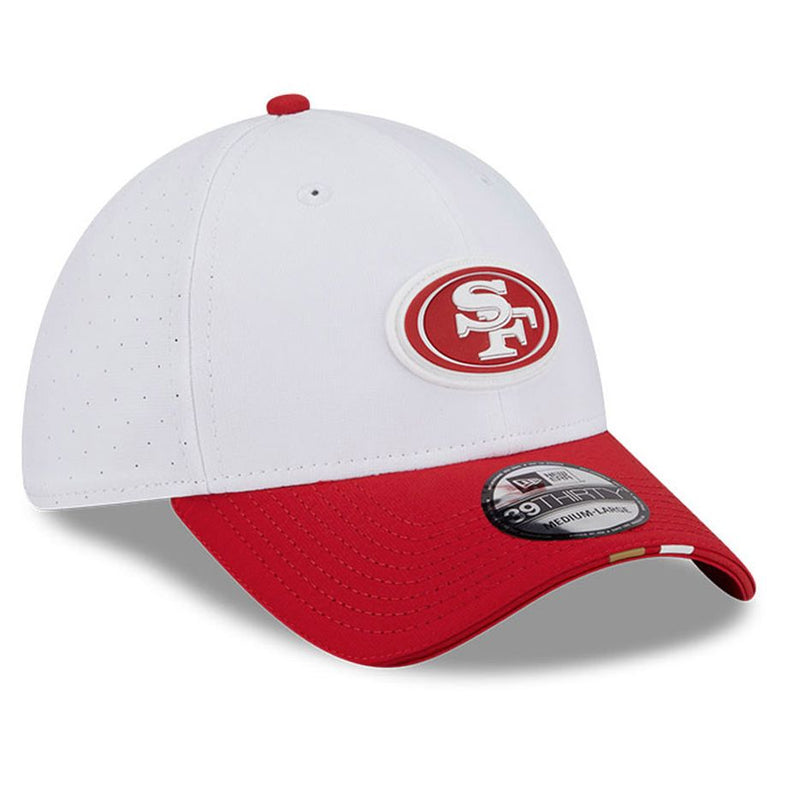 Gorra 39THIRTY San Francisco 49ers Training 2025 New Era Blanco