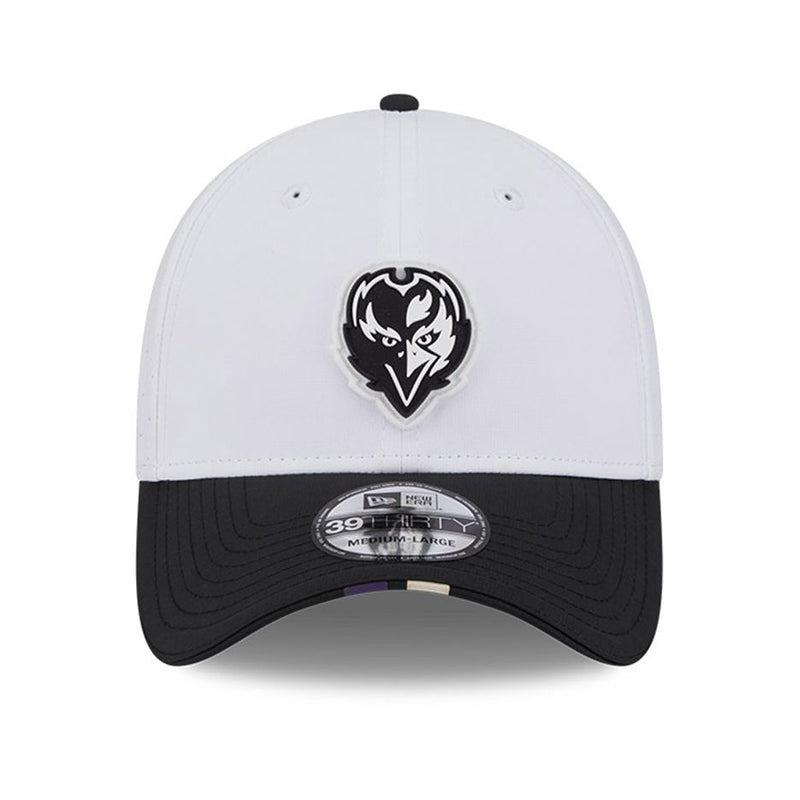 Gorra 39THIRTY Baltimore Ravens Training 2025 New Era Blanco