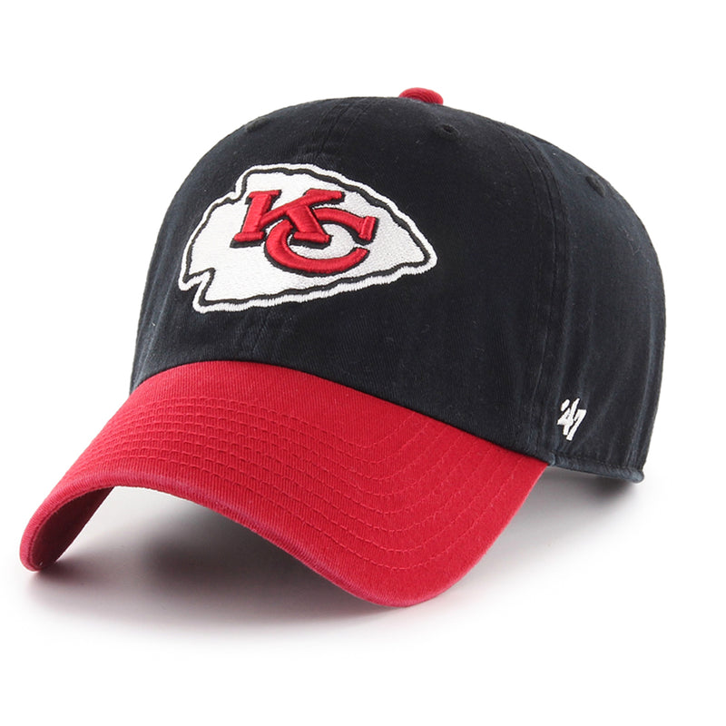 Gorra Kansas City Chiefs Clean Up Two Tone 47 Brand Negro