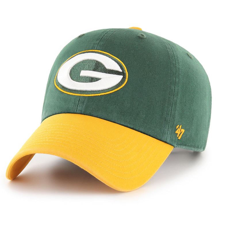 Gorra Green Bay Packers Clean Up Two Tone 47 Brand Verde Oscuro