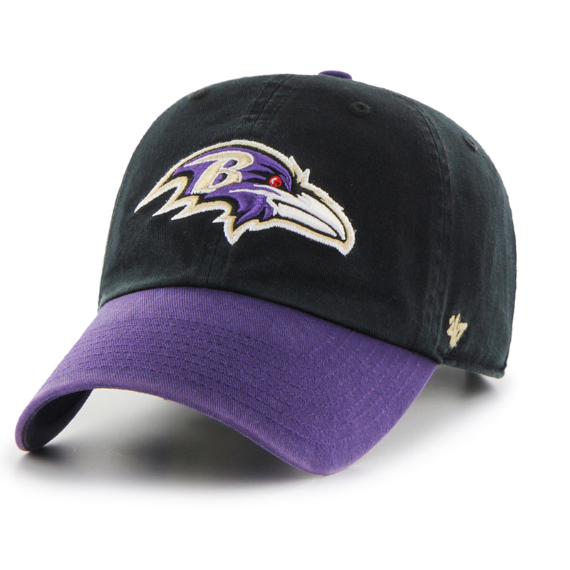 Gorra Baltimore Ravens Clean Up Two Tone 47 Brand Negro