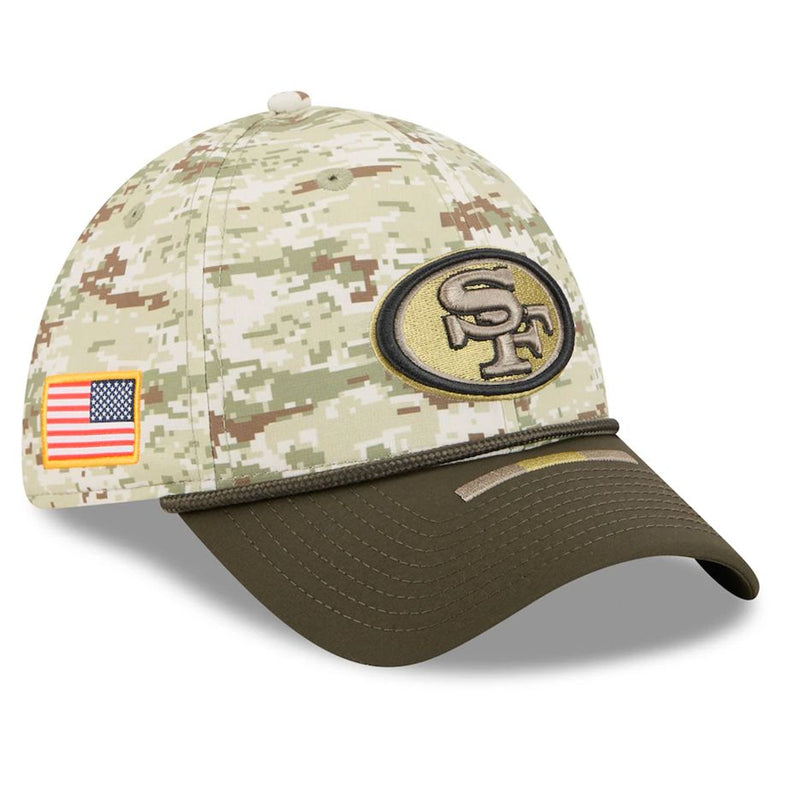 Gorra 39THIRTY San Francisco 49ers Salute to Service 2025 New Era Camuflaje