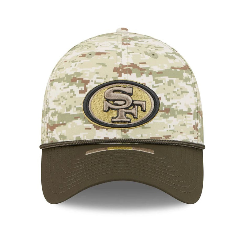 Gorra 39THIRTY San Francisco 49ers Salute to Service 2025 New Era Camuflaje