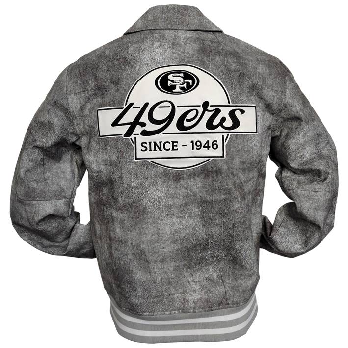 Chamarra San Francisco 49ers Faux The Wild Collective