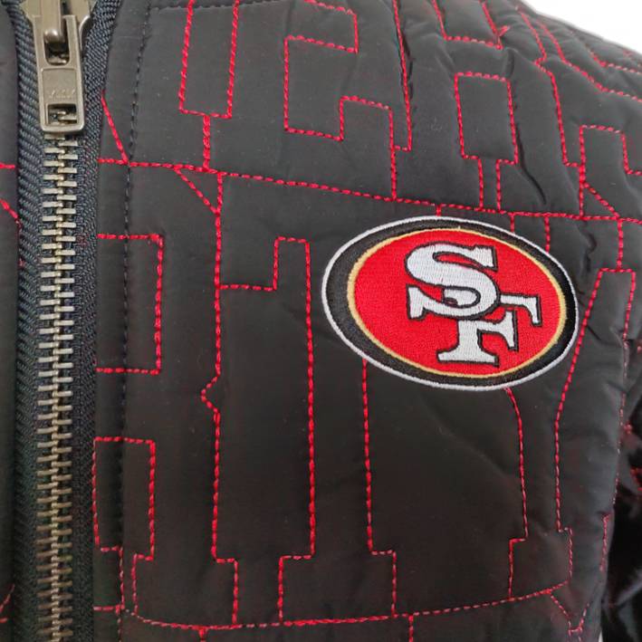 Chamarra San Francisco 49ers Quilted The Wild Collective