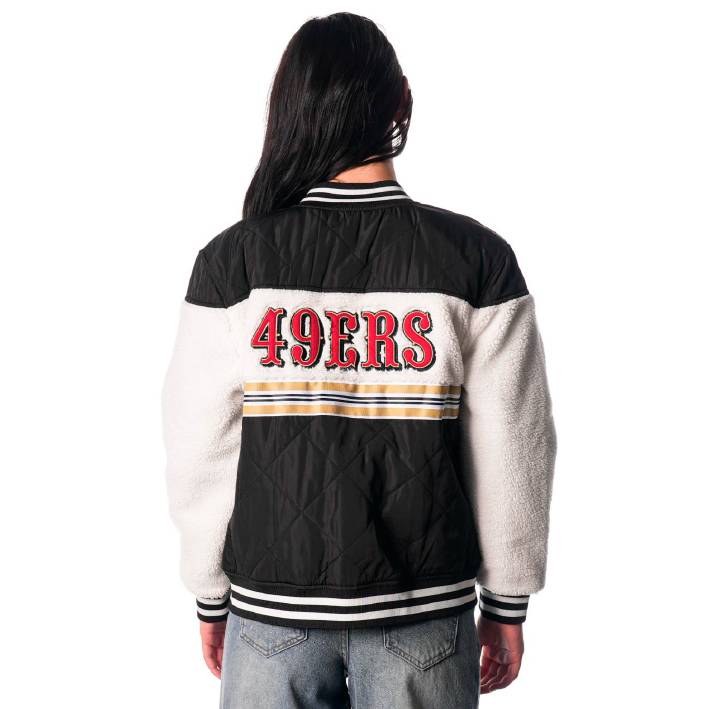 Chamarra San Francisco 49ers Sherpa The Wild Collective Mujer