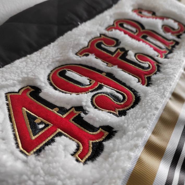 Chamarra San Francisco 49ers Sherpa The Wild Collective Mujer