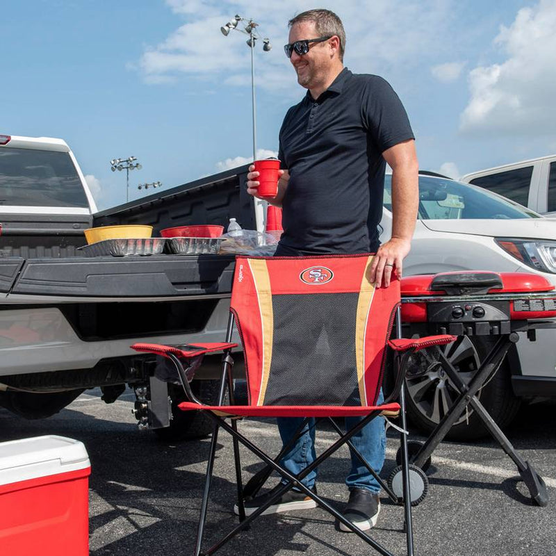 Silla Plegable San Francisco 49ers Kijaro Dual Lock Denovo