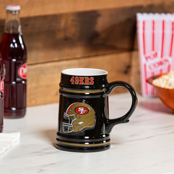 Tarro San Francisco 49ers Stein 24 oz Evergreen Verde