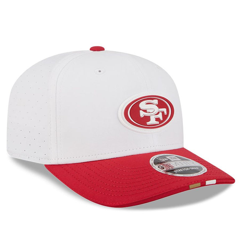 Gorra 9SEVENTY San Francisco 49ers Training 2025 New Era Blanco