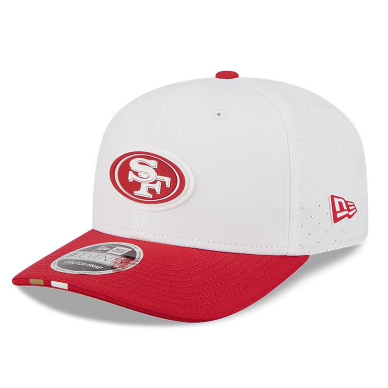 Gorra 9SEVENTY San Francisco 49ers Training 2025 New Era Blanco