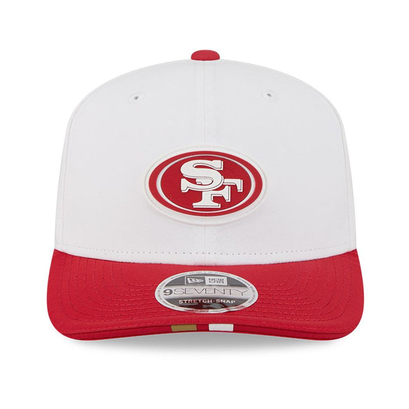 Gorra 9SEVENTY San Francisco 49ers Training 2025 New Era Blanco
