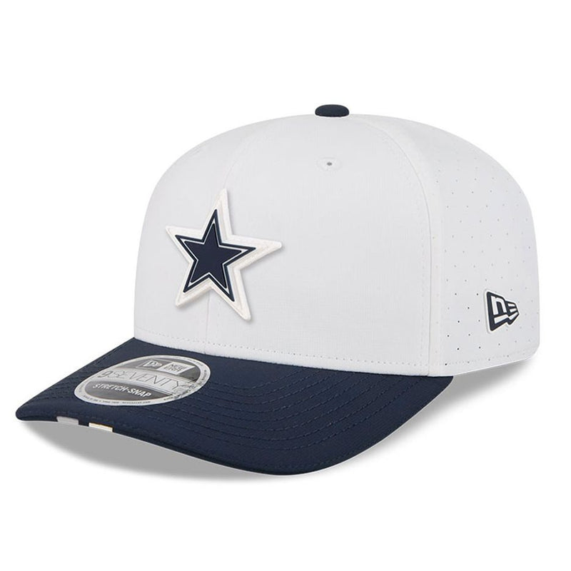 Gorra 9SEVENTY Dallas Cowboys Training 2025 New Era Blanco