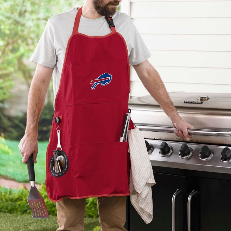 Delantal Buffalo Bills Apron Grilling Evergreen Verde