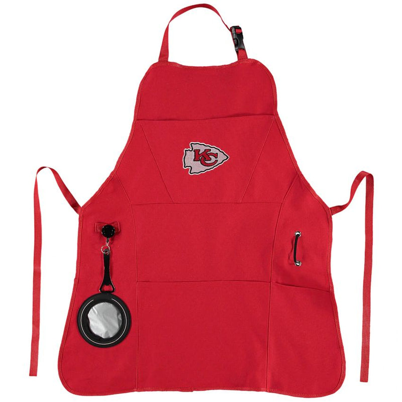 Delantal Kansas City Chiefs Apron Grilling Evergreen Verde