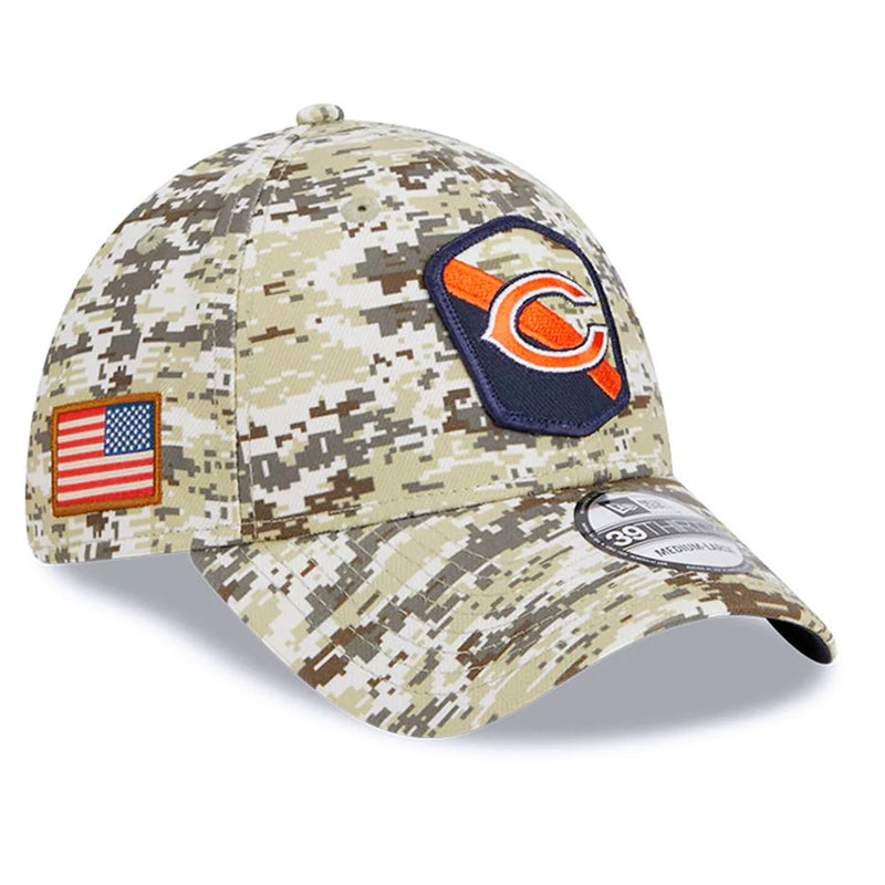 Gorra 39THIRTY Chicago Bears Salute to Service 2023 New Era Camuflaje