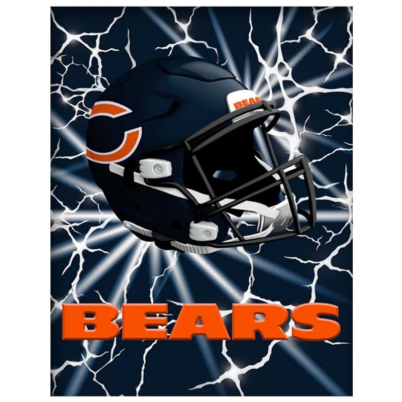 Cuadro Decorativo Chicago Bears Poster 3D 12 Sports Culture