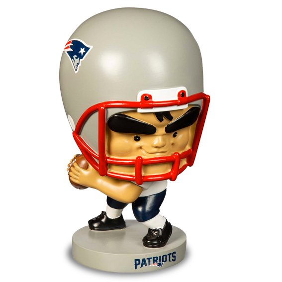 Figura Coleccionable New England Patriots Big Head Statue Evergreen Verde