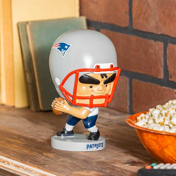 Figura Coleccionable New England Patriots Big Head Statue Evergreen Verde