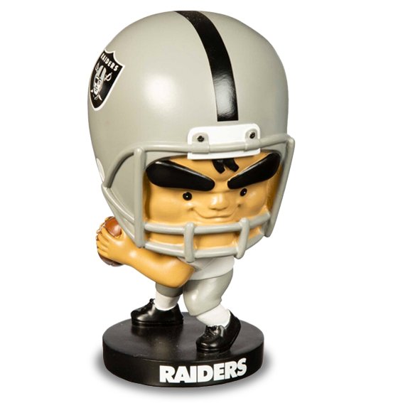 Figura Coleccionable Las Vegas Raiders Big Head Statue Evergreen Verde