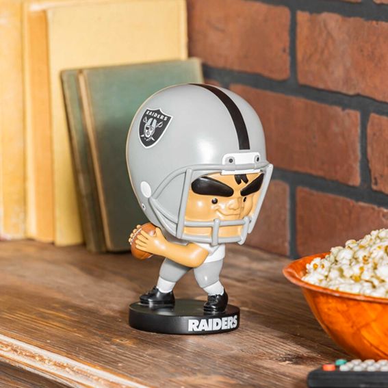 Figura Coleccionable Las Vegas Raiders Big Head Statue Evergreen Verde
