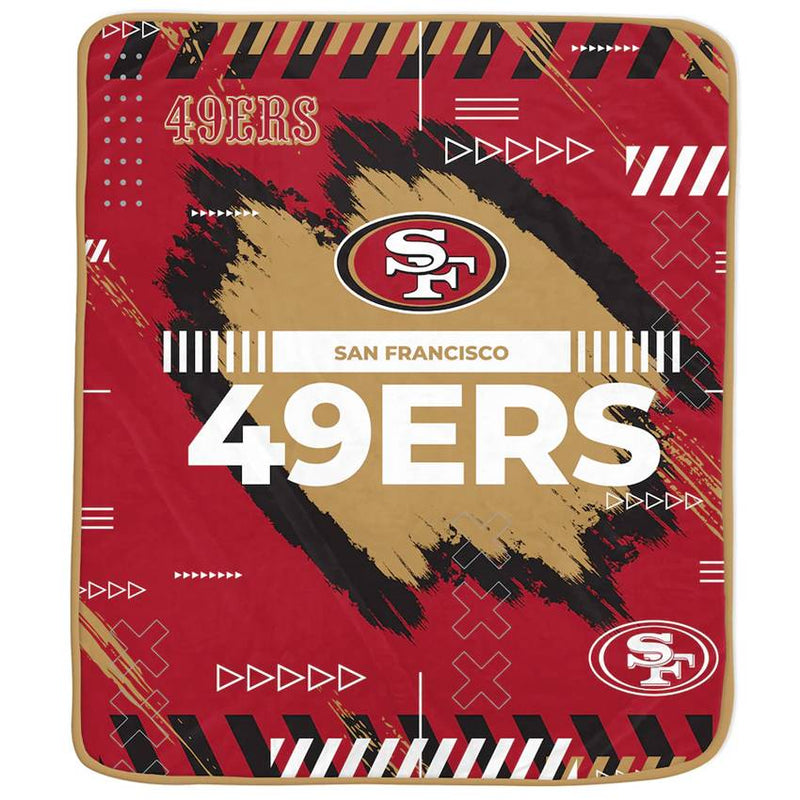 Colcha San Francisco 49ers Plush Pegasus Sports