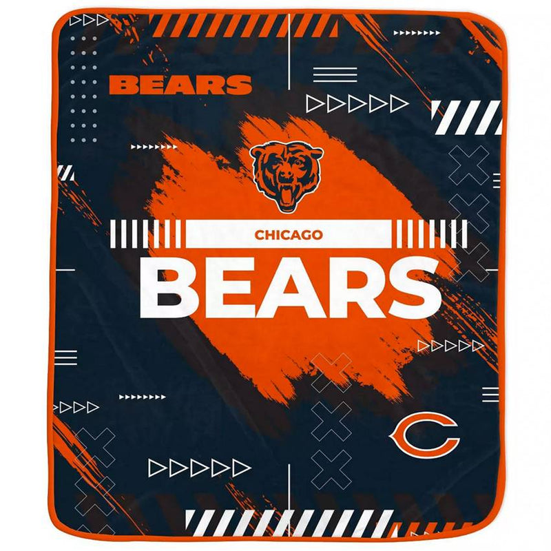 Colcha Chicago Bears Plush Pegasus Sports