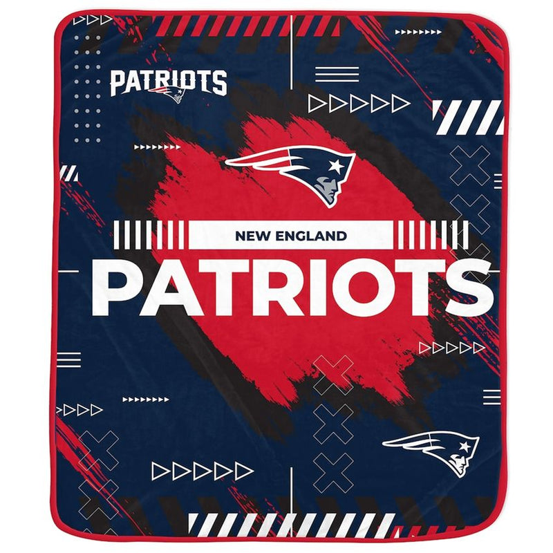 Colcha New England Patriots Plush Pegasus Sports