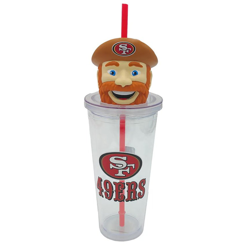 Termo San Francisco 49ers Mascot Sipper 24 oz Pegasus Sports