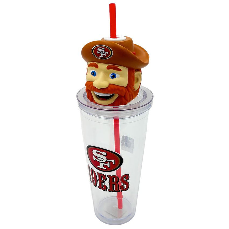 Termo San Francisco 49ers Mascot Sipper 24 oz Pegasus Sports