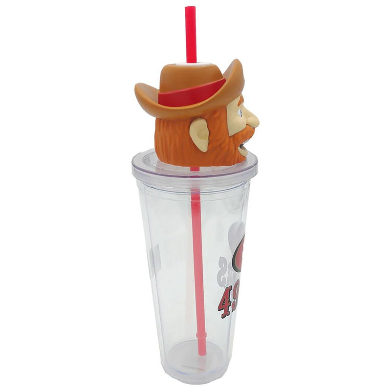 Termo San Francisco 49ers Mascot Sipper 24 oz Pegasus Sports
