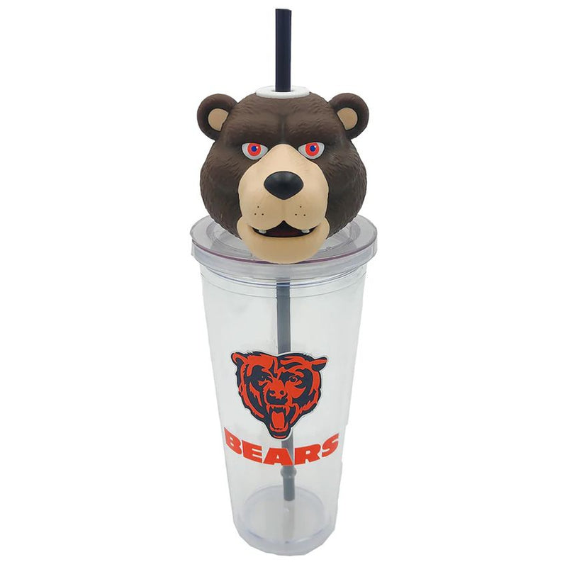 Termo Chicago Bears Mascot Sipper 24 oz Pegasus Sports