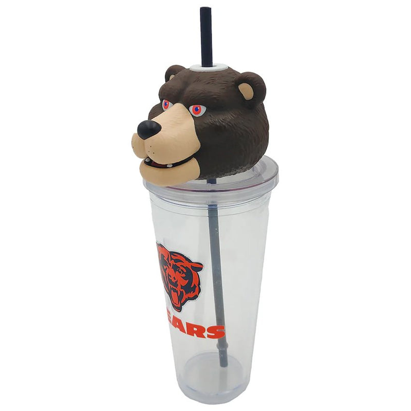 Termo Chicago Bears Mascot Sipper 24 oz Pegasus Sports