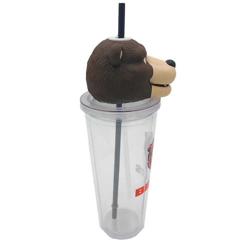 Termo Chicago Bears Mascot Sipper 24 oz Pegasus Sports