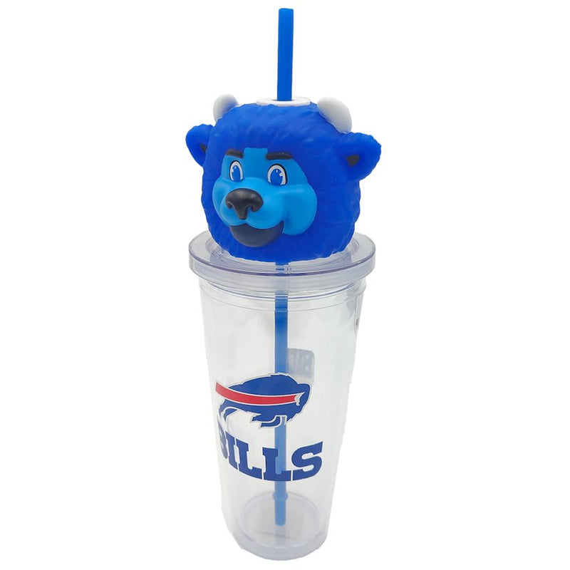 Termo Buffalo Bills Mascot Sipper 24 oz Pegasus Sports