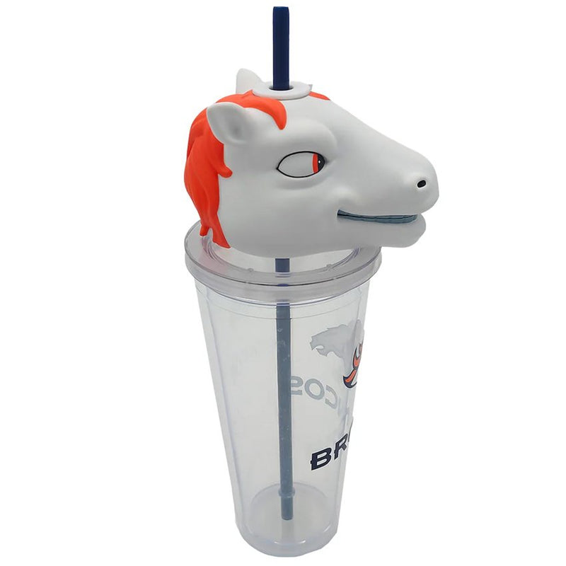 Termo Denver Broncos Mascot Sipper 24 oz Pegasus Sports