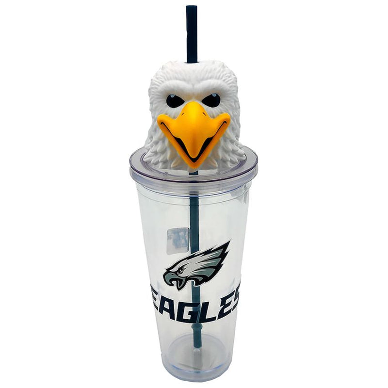 Termo Philadelphia Eagles Mascot Sipper 24 oz Pegasus Sports