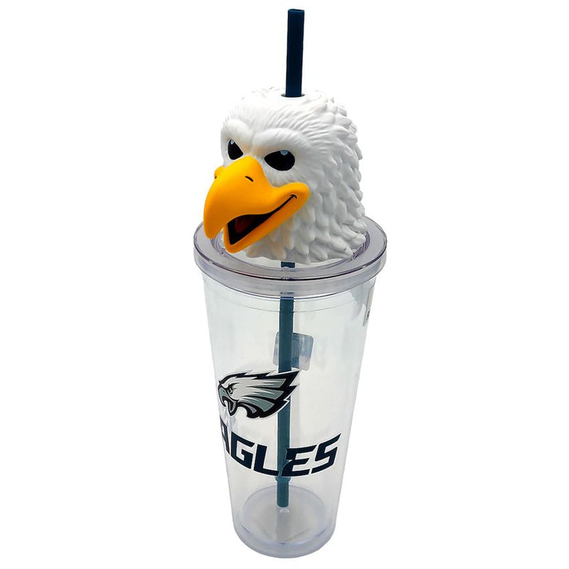 Termo Philadelphia Eagles Mascot Sipper 24 oz Pegasus Sports