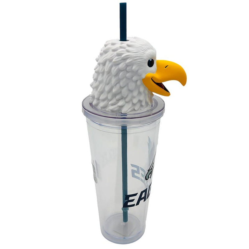 Termo Philadelphia Eagles Mascot Sipper 24 oz Pegasus Sports