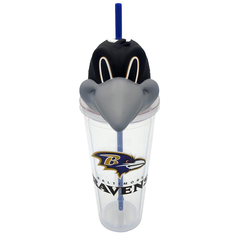 Termo Baltimore Ravens Mascot Sipper 24 oz Pegasus Sports