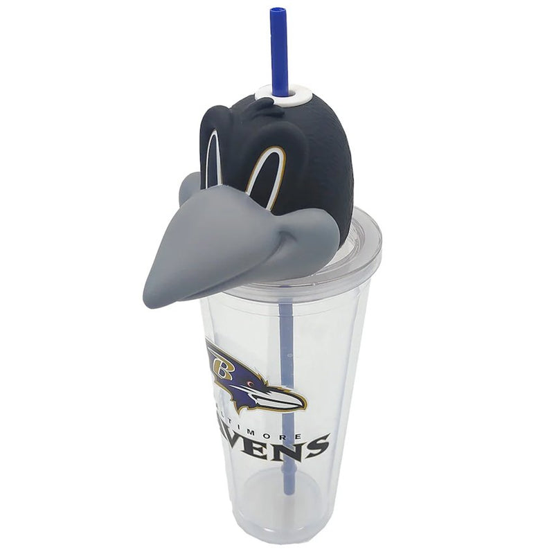 Termo Baltimore Ravens Mascot Sipper 24 oz Pegasus Sports