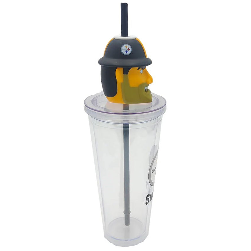 Termo Pittsburgh Steelers Mascot Sipper 24 oz Pegasus Sports