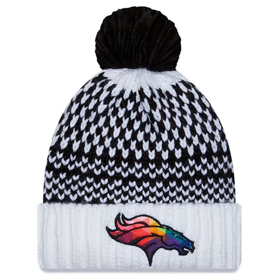 Gorro Beanie Denver Broncos Crucial Catch 2023 New Era Mujer