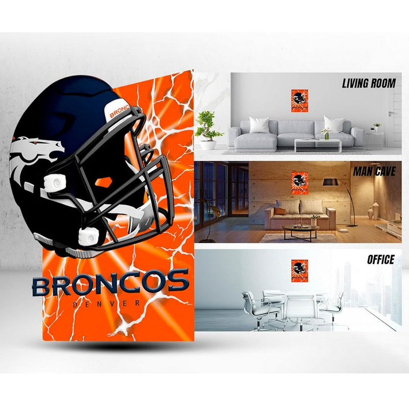 Cuadro Decorativo Denver Broncos Poster 3D 12 Sports Culture