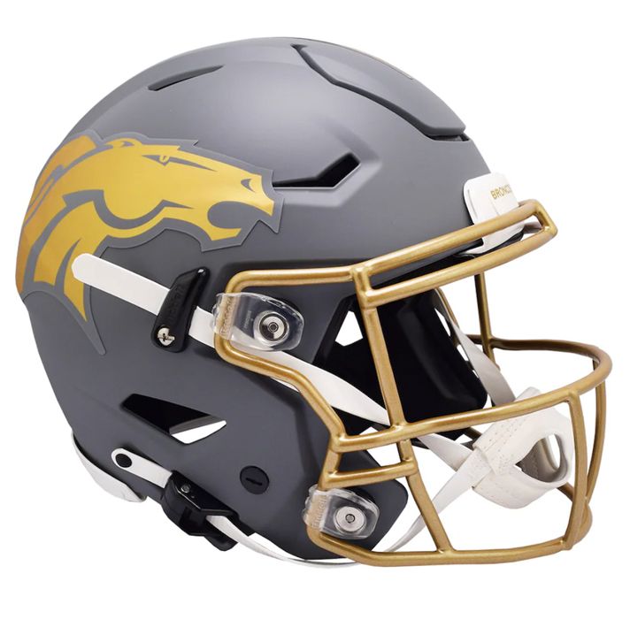 Casco Réplica Denver Broncos Speedflex Slate Riddell Gris Pizarra