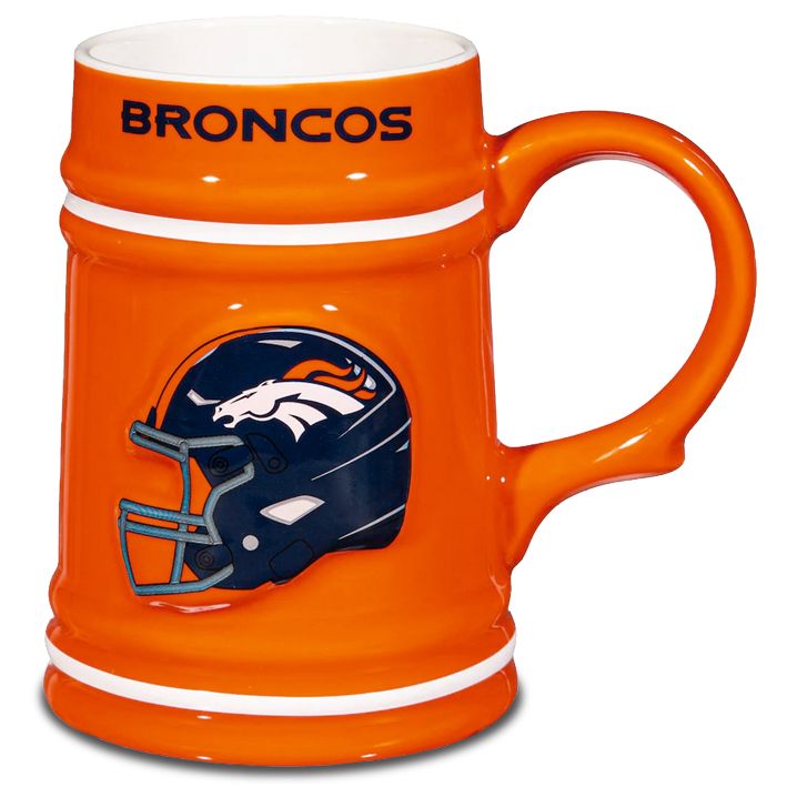 Tarro Denver Broncos Stein 24 oz Evergreen Verde