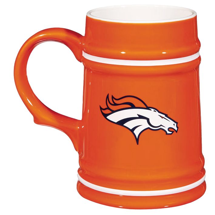 Tarro Denver Broncos Stein 24 oz Evergreen Verde