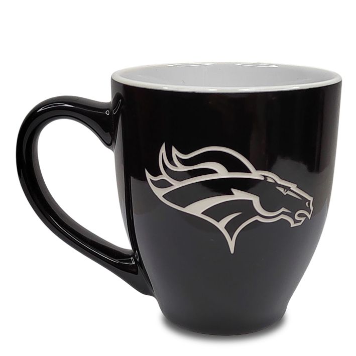 Taza Denver Broncos 15 oz Negro