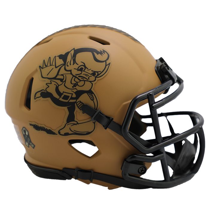 Minicasco Cleveland Browns Speed Salute to Service 2023 Riddell Café