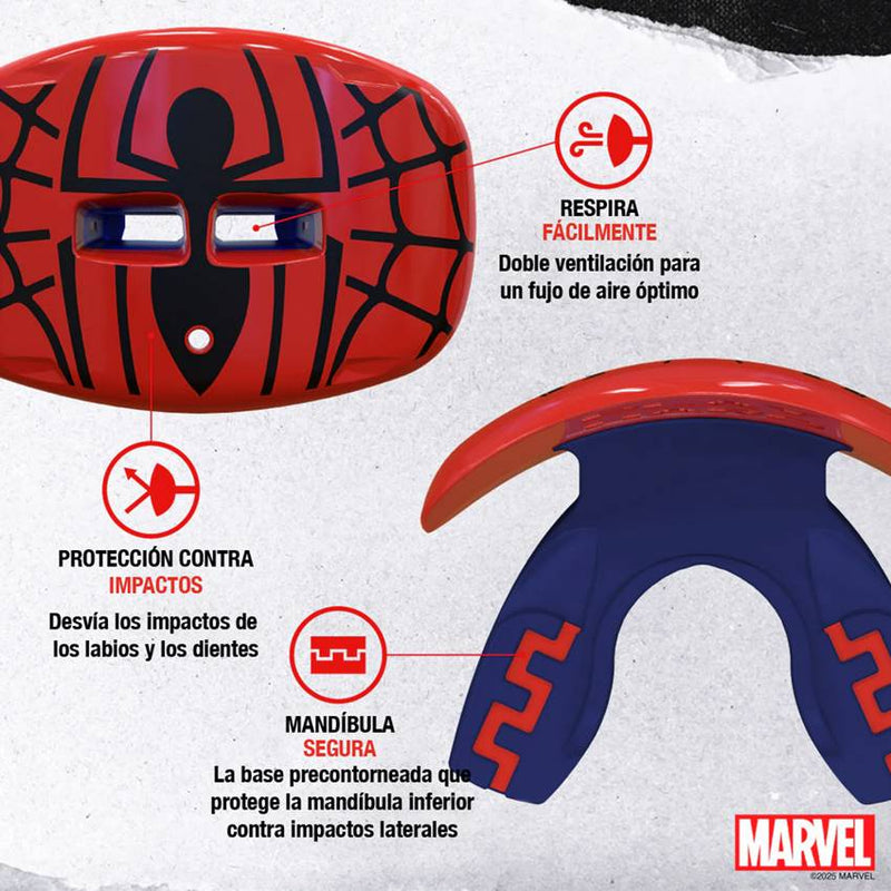 Protector Bucal SAFEJAWZ Fits All Spiderman Marvel